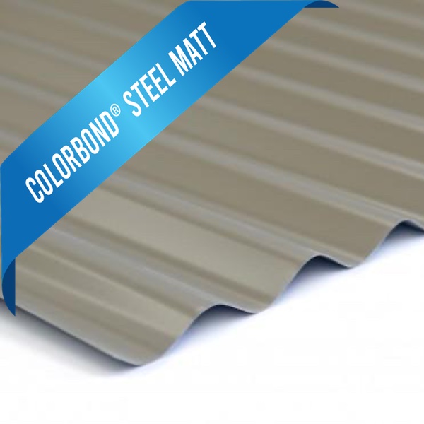 MATT COLORBOND® Corrugated Iron Roofing and Walling .42bmt logo