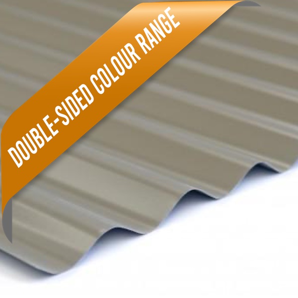 COLORBOND® Double Sided Corrugated Iron .42bmt logo