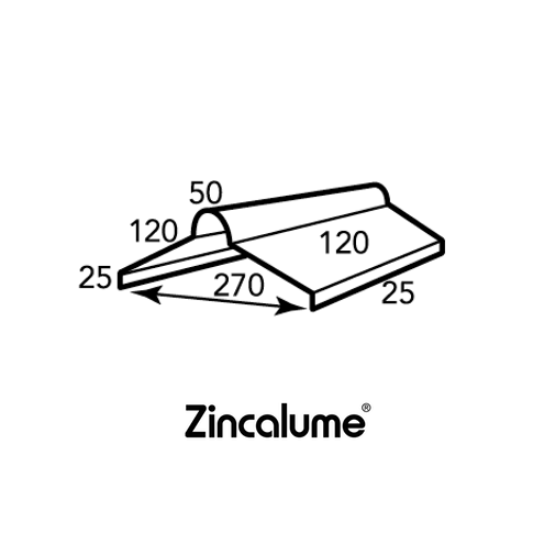 ZINCALUME® Roll Top Ridge Capping .40 BMT logo