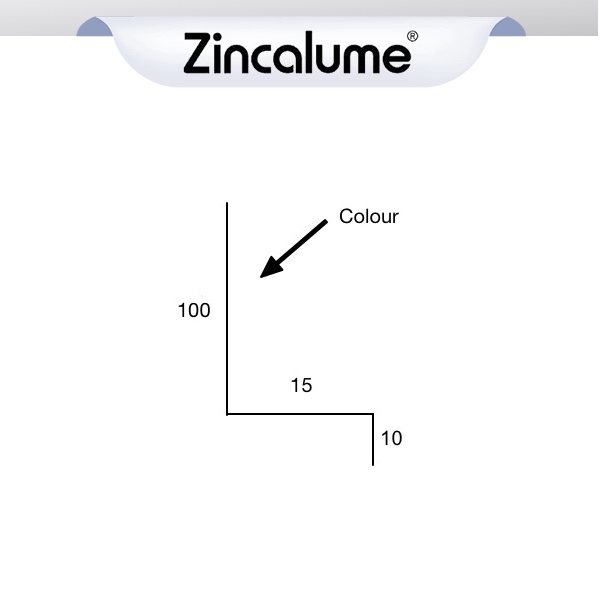 Window Flashing - (100x15x10) ZINCALUME logo