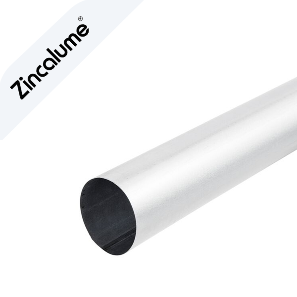 90mm Round Downpipe ZINCALUME® logo