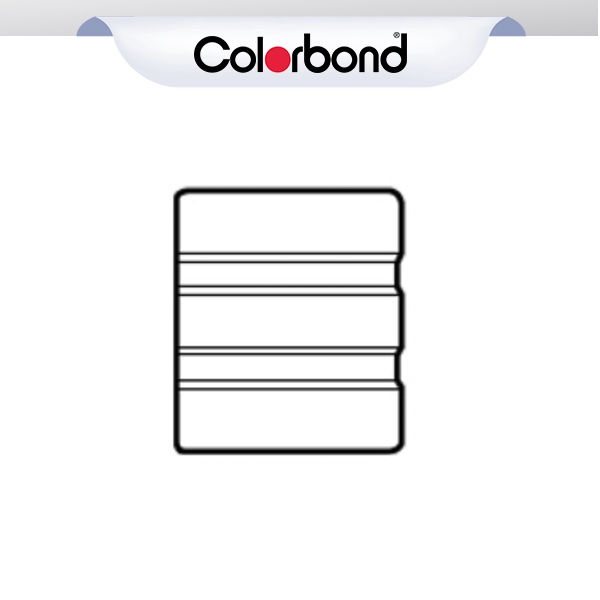 COLORBOND® Sheerline Gutter Stopends - PAIR logo