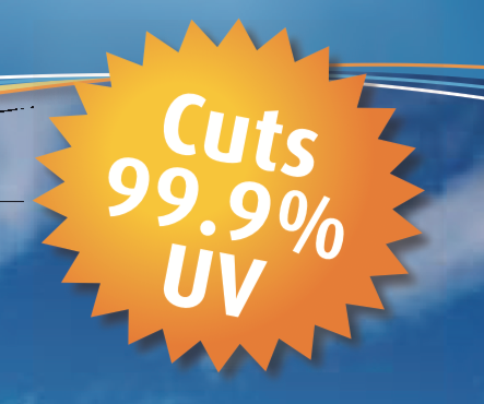 Polycarbonate UV sticker