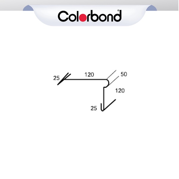 Roll Top Barge Capping COLORBOND® logo