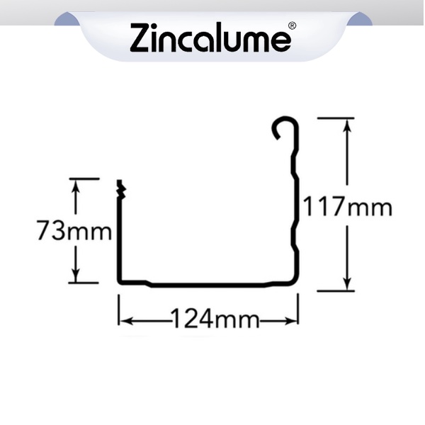 ZINCALUME® Trimline Gutter logo