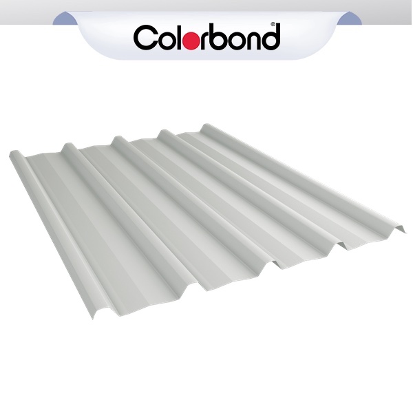 Colorbond Trimdek with banner