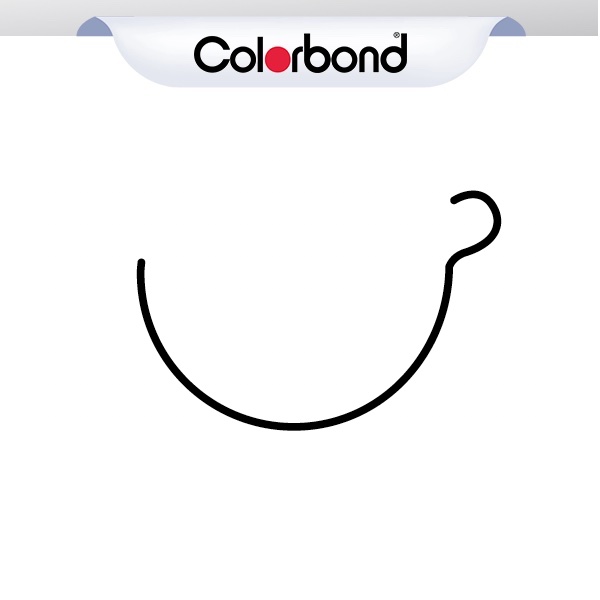 Half Round Gutter COLORBOND® logo