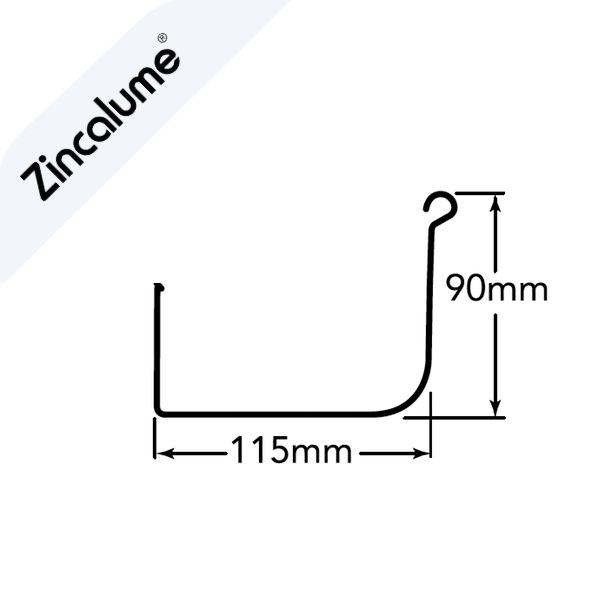 Zincalume Gutter Quad Metal Roofing Online