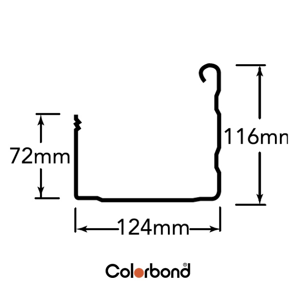 COLORBOND® Trimline Gutter logo