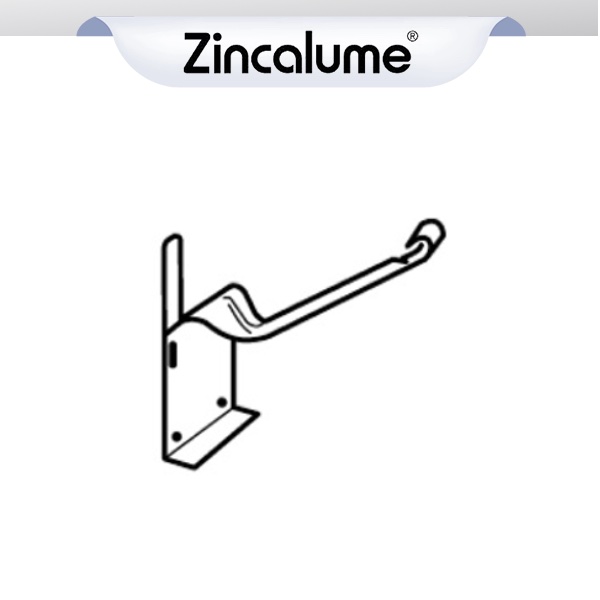 Internal LOW Front Quad Gutter Clips - ZINCALUME logo