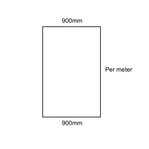 Flat Sheet 900mm Wide COLORBOND® or ZINCALUME® logo