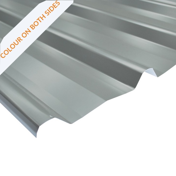 DOUBLE SIDED COLORBOND® Trimdek Roofing Sheets .42 bmt logo