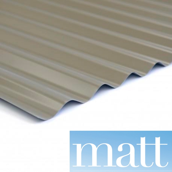MATT COLORBOND® Corrugated Roofing Iron Sheets  .42 bmt logo