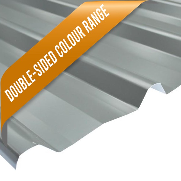 DOUBLE SIDED COLORBOND® Trimdek Roofing Sheets .42 bmt logo