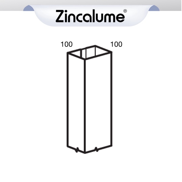 ZINCALUME® Downpipe – 100 x 100mm 1800mm logo