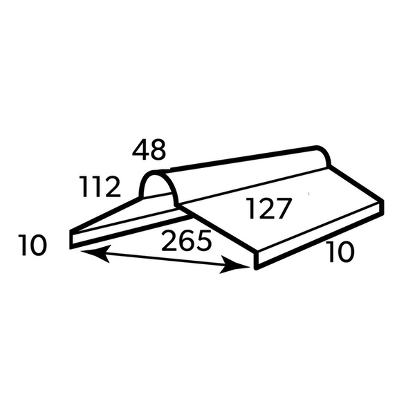 COLORBOND® Roll Top Ridge Capping .42 BMT - TAS logo