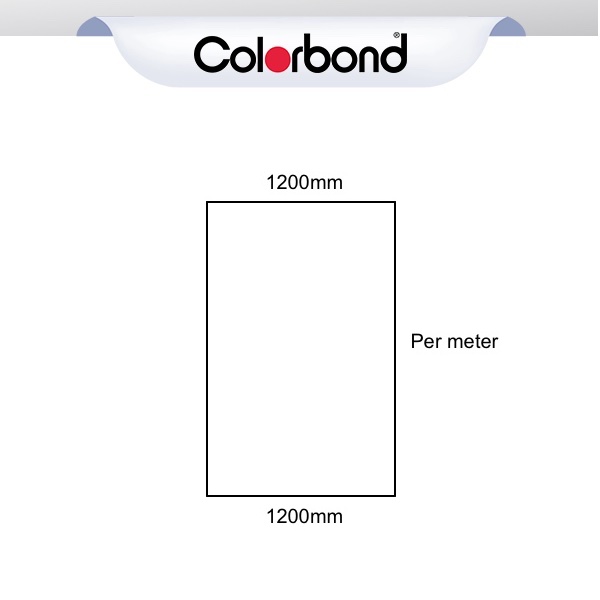 Flat Sheet 1200mm Wide COLORBOND® logo