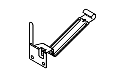 Concealed Bracket suit Half Round Flat Back Gutter logo