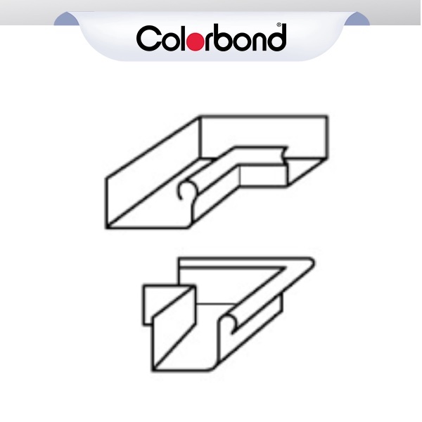Manufactured quad colorbond gutter corner metal roofing online